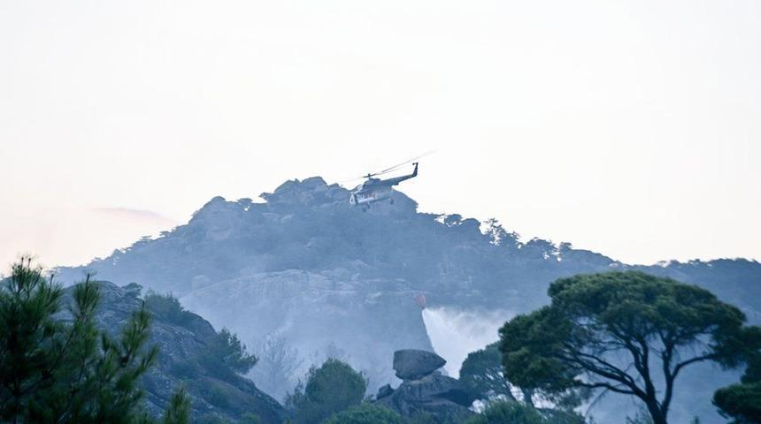 Aydın'daki orman yangınından sevindiren haber! Kontrol altına alındı