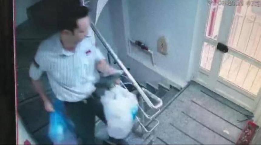 Annesi ve kız kardeşini öldüren güvenlik görevlisinin görüntüleri ortaya çıktı