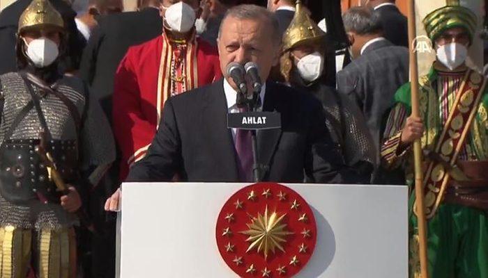 Cumhurbaşkanı Erdoğan'dan Ahlat'ta önemli mesajlar: Müsaade etmeyeceğiz