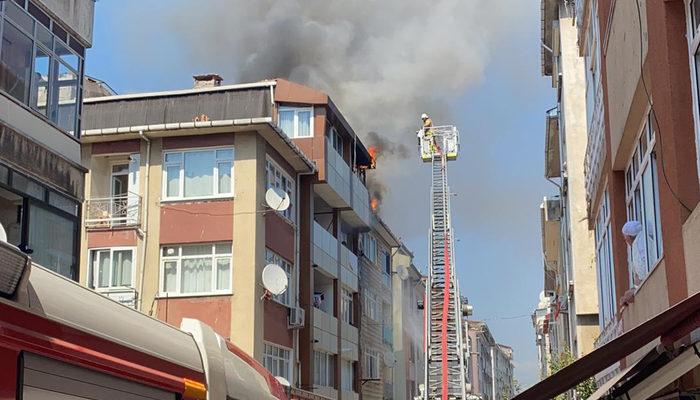 Üsküdar'da yangın! Alevler binaya sıçradı