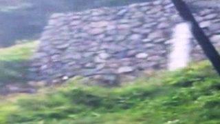 Artvin'de şiddetli yağmurda istinat duvarı böyle çöktü! Korkutan olay kamerada