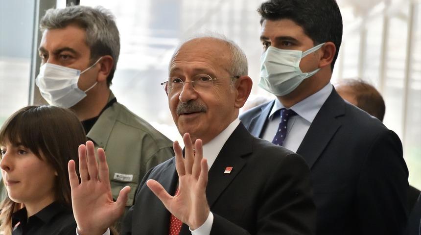 CHP Genel Başkanı Kemal Kılı&ccedil;daroğlu, &Ccedil;orum'da ziyaretlerde bulundu