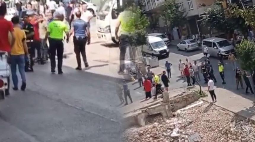 İstanbul'da polisin kavgaya müdahalesi sonrası ortalık karıştı