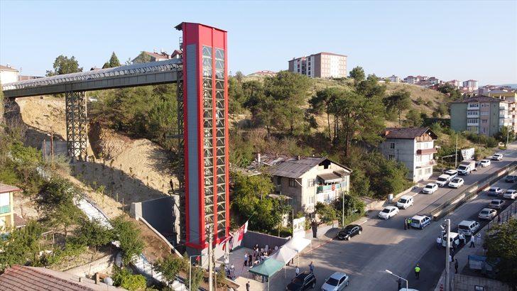 Karabük'ün yeni kule asansörleri hizmette G1