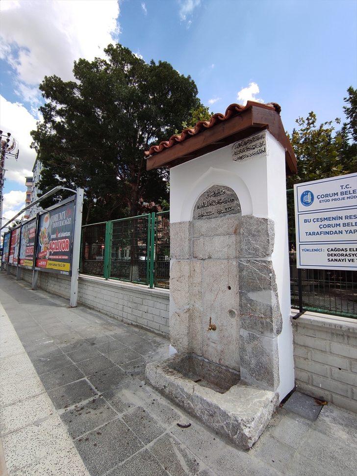 Çorum'da tarihi değere sahip 7 sokak çeşmesi restore edildi G4