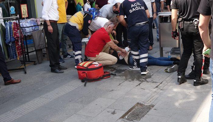 Sokak ortasında silahlı saldırı! Sırtından vurup kaçtı