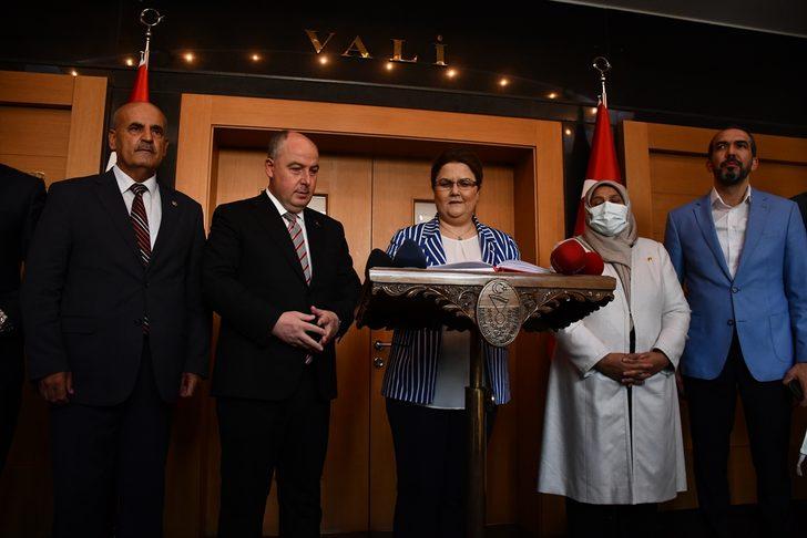 Aile ve Sosyal Hizmetler Bakanı Yanık, Kahramanmaraş Valiliğini ve Büyükşehir Belediyesini ziyaret etti: G3