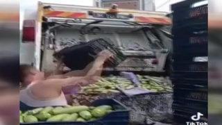 Kasalarca sebzeyi çöpe attı, soruşturma başlatıldı