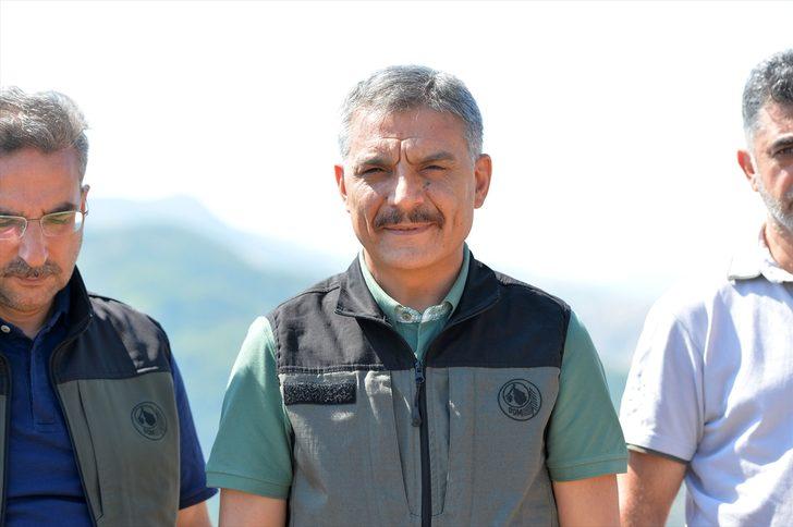 Tunceli Valisi Mehmet Ali Özkan, örtü yangınının sürdüğü bölgede incelemede bulundu: G4