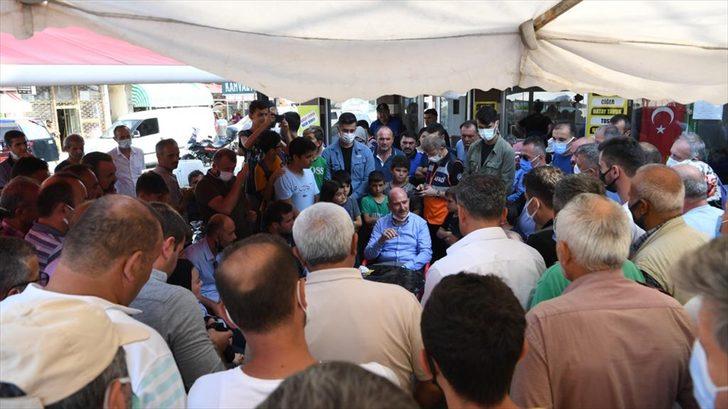 Bakan Soylu, selden etkilenen Çatalzeytin'de incelemelerde bulundu G2