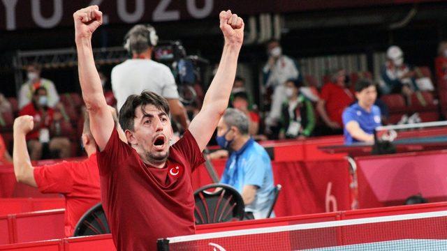 Paralimpik Oyunları'nda Abdullah Öztürk masa tenisinde altın madalya kazandı