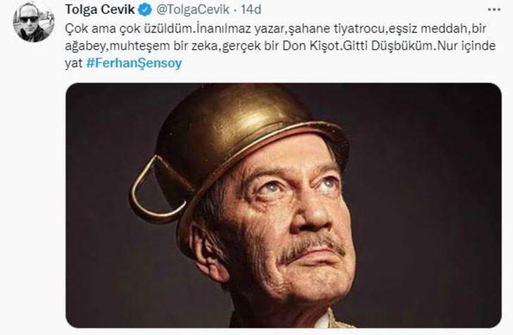 'Büyük Usta' Ferhan Şensoy'un vefatı ünlü isimleri yasa boğdu G4