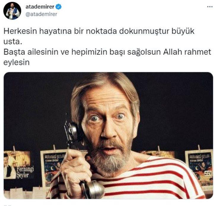 'Büyük Usta' Ferhan Şensoy'un vefatı ünlü isimleri yasa boğdu G3