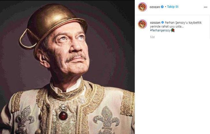 'Büyük Usta' Ferhan Şensoy'un vefatı ünlü isimleri yasa boğdu G1