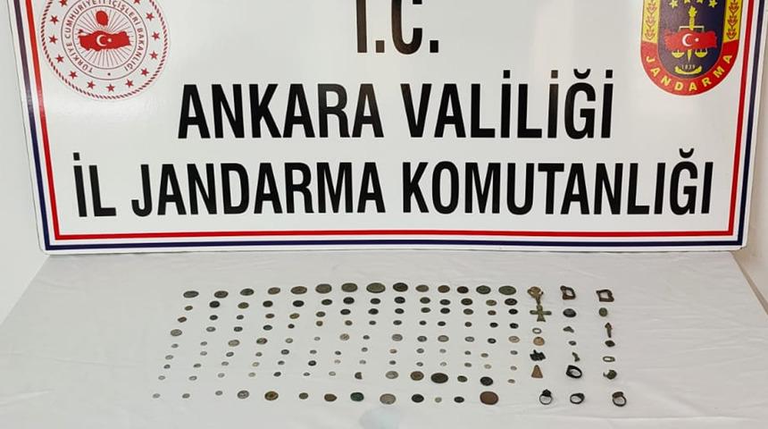 Ankara'da tarihi eser operasyonu: 1 gözaltı