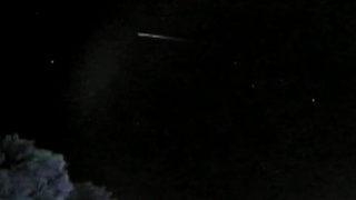 Atmosfere giren meteor 12 saniye boyunca kayıt altına alındı