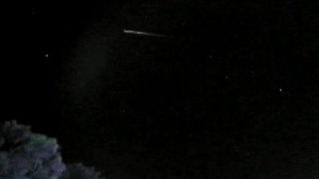 Atmosfere giren meteor 12 saniye boyunca kayıt altına alındı