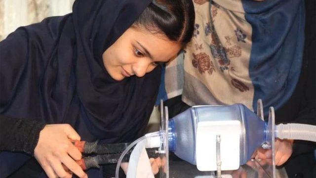 Afgan Hayalperestler'in yaptığı solunum cihazı
