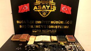 İzmir'de 94 tarihi eser ele geçirildi