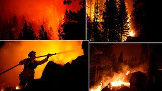 ABD'de Caldor yangını! California ve Nevada'da acil durum ilan edildi