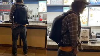 Kanada'da skandal! Maske takmadı, restoran tezgahına idrarını yaptı