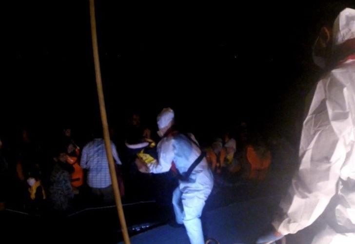 Çanakkale'de 47 göçmen kurtarıldı