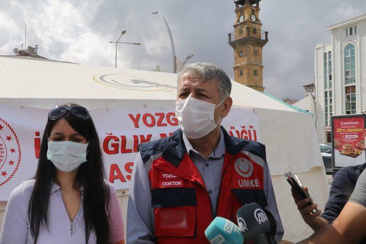 Yozgat'ta sağlık ekipleri esnafa iş yerinde aşı uyguladı G3