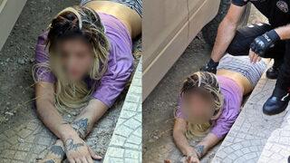 Genç kız Beni kurtarın diyerek pencereden kendini boşluğa bıraktı