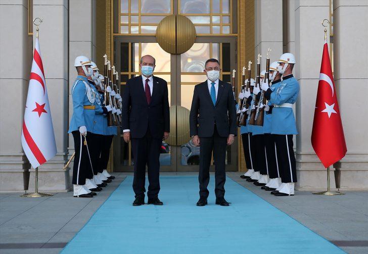KKTC Cumhurbaşkanı Tatar, Cumhurbaşkanı Yardımcısı Oktay ile ortak basın toplantısında konuştu: G5