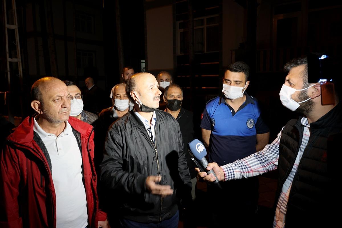 Başkentte kolonu patlayan 24 daireli bina boşaltıldı