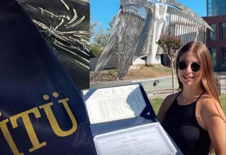 Sihirli Annem'in Çilek'i Zeynep Özkaya İTÜ'den mezun oldu