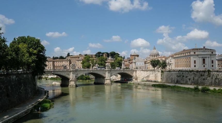 Roma'da Tiber Nehri'nde binlerce &ouml;l&uuml; balık: "Nedeni kent sokaklarının pisliği olabilir"