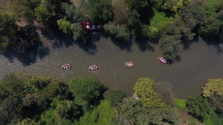 Rafting tutkunları Melen Çayı'nda adrenalin depoluyor G5
