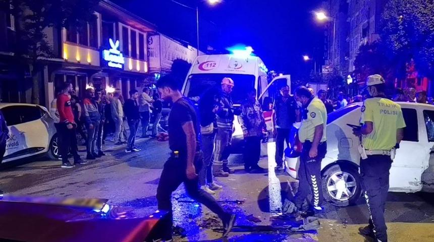 Alkollü sürücü dehşet saçtı! Önce kaçtı, sonra taksiyle hastaneye geldi