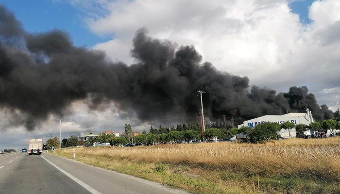 Son Dakika: Silivri'de fabrikada yangın