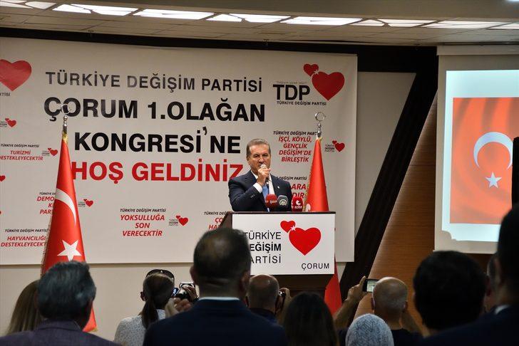TDP Genel Başkanı Sarıgül, Çorum'da partisinin il kongresine katıldı G2