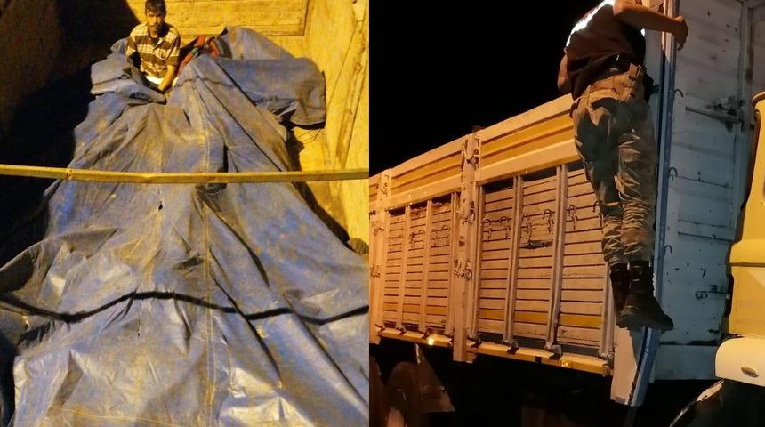 Van'da bir kamyonda 40 Afgan göçmen yakalandı