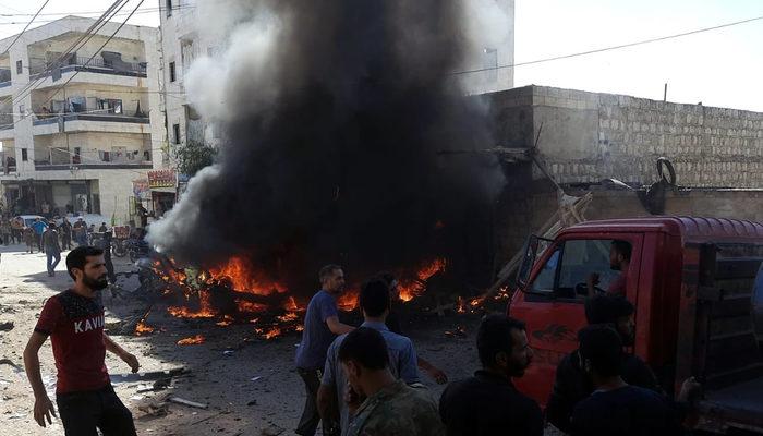 Afrin’de park halindeki araç patlatıldı: 3 ölü, 6 yaralı