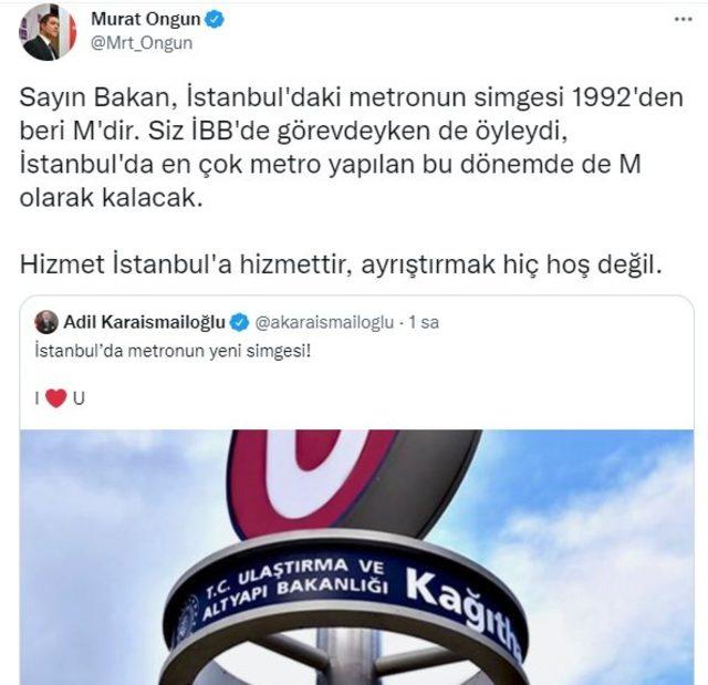 İstanbul metrosunun yeni simgesi U ne demek? U ne anlama geliyor?