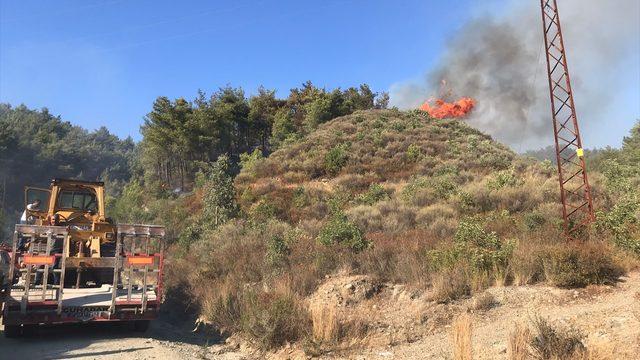 GÜNCELLEME - Amanos Dağları'nda çıkan orman yangını kontrol altına alındı