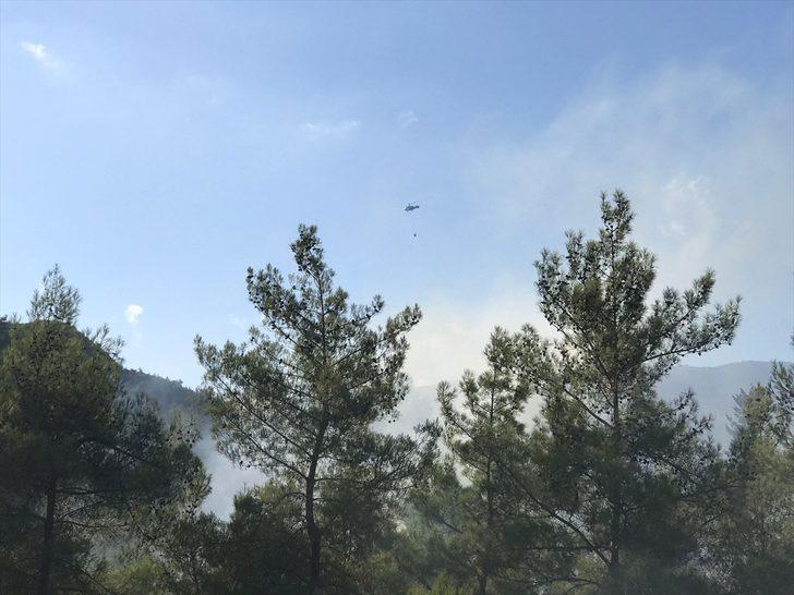 Amanos Dağları'nda çıkan orman yangınına müdahale ediliyor G2