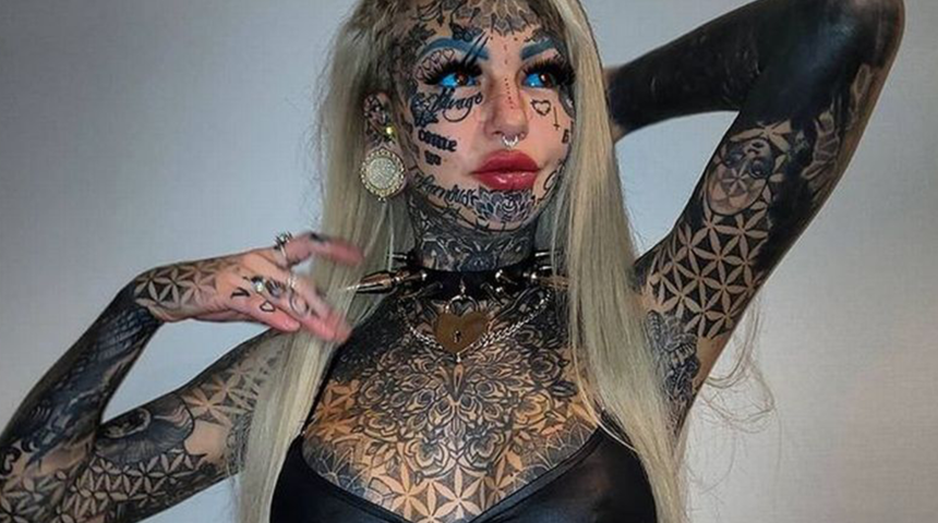 Dövme modeli olarak tanınan Amber Luke, lüks yaşamını eleştirenlere sert cevap verdi