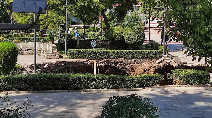 Korku dolu anlar! Başkentte metro inşaatında göçük