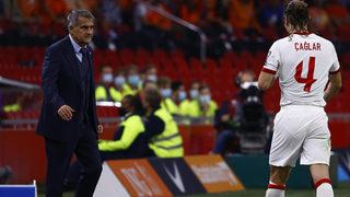 Çağlar Söyüncü: Tüm takım arkadaşlarımdan ve halkımızdan özür diliyorum