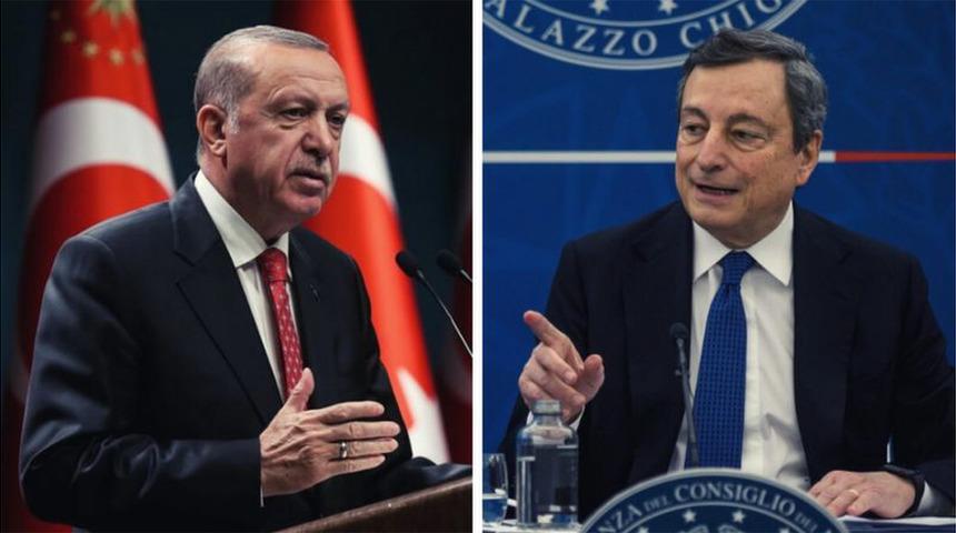 Erdoğan-Draghi arasında "diktat&ouml;r" vakası sonrası ilk g&ouml;r&uuml;şme: "Verimli ve dostane ge&ccedil;ti"