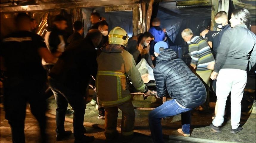 Kuzey Makedonya'da Covid hastanesinde &ccedil;ıkan yangında en az 10 kişi hayatını kaybetti