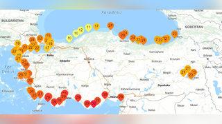 Dikkat çeken harita! Türkiye’nin en soğuk deniz suyu Akçakoca’da ölçüldü