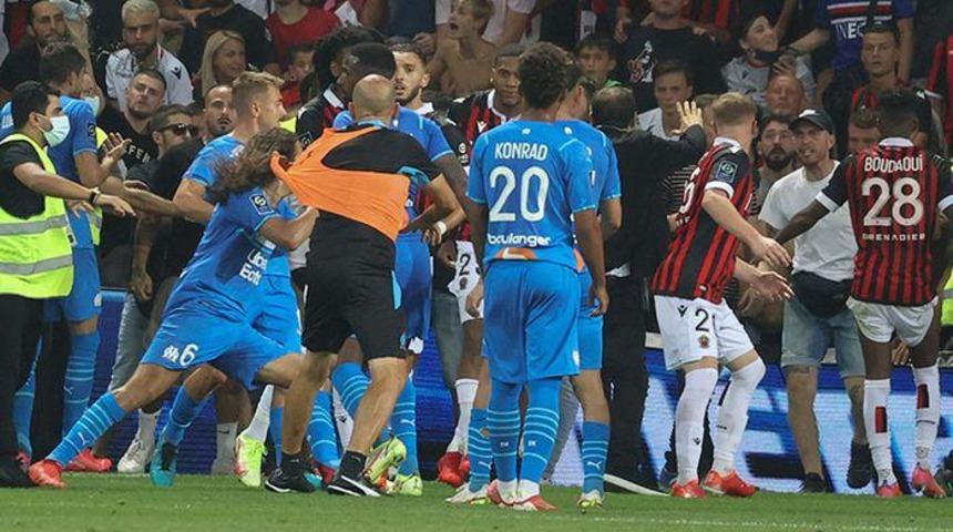 Nice - Marsilya maçının cezaları açıklandı