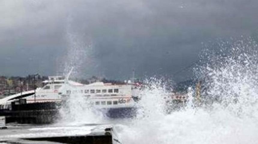 İDO'nun bazı deniz otobüsü seferleri iptal   