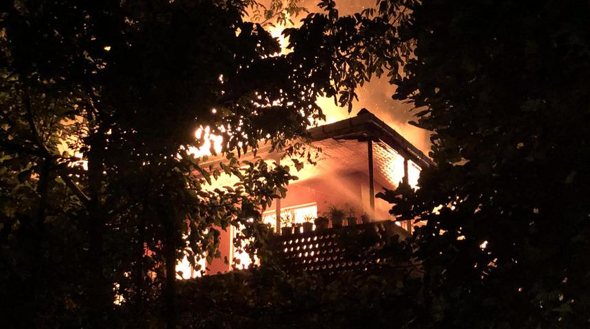 Zonguldak'ta aynı mahallede bir haftada ikinci yangın! 1 gözaltı